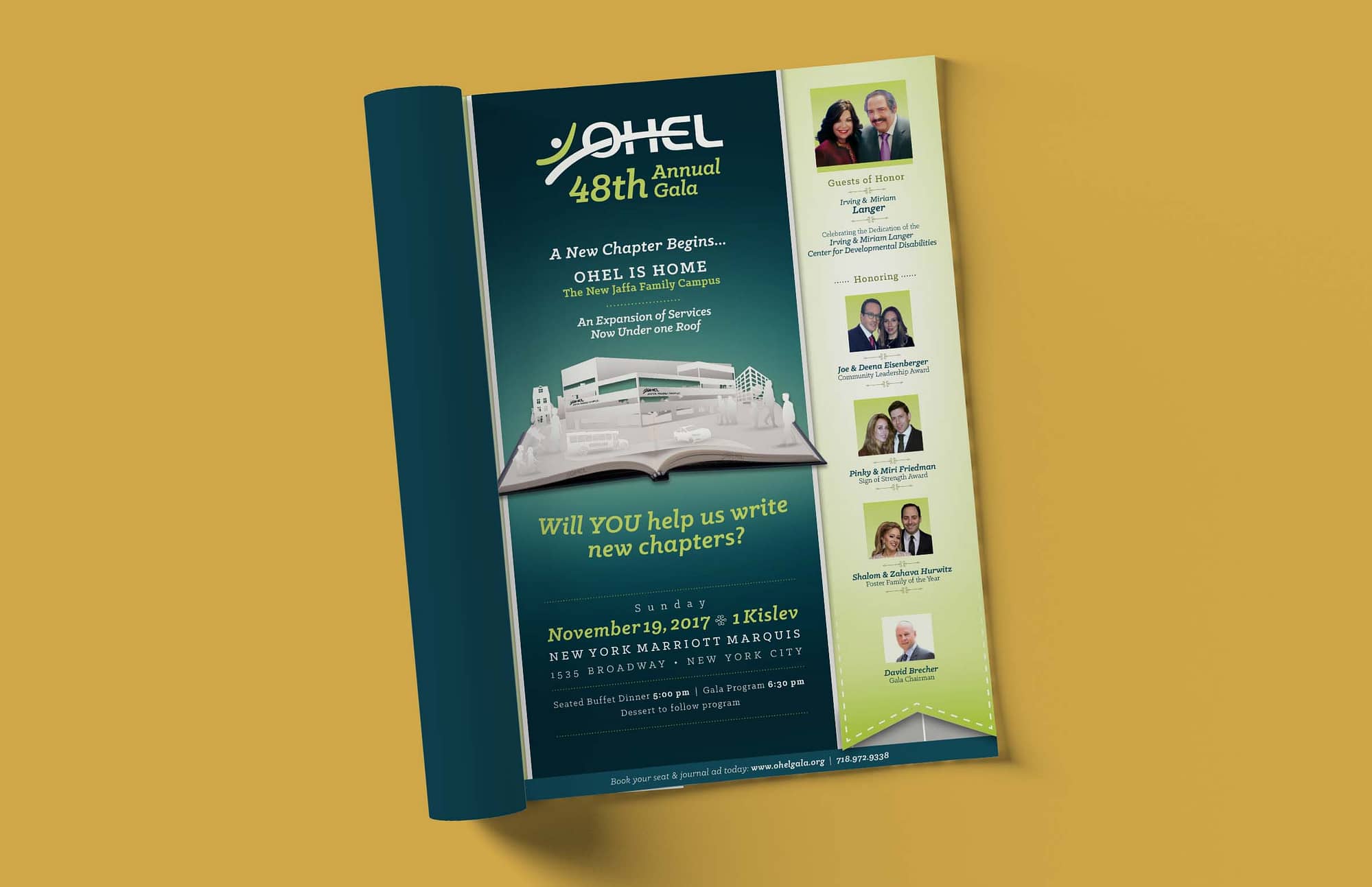 OHEL Gala ad