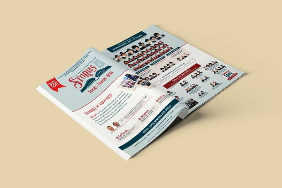 AI convention double ad